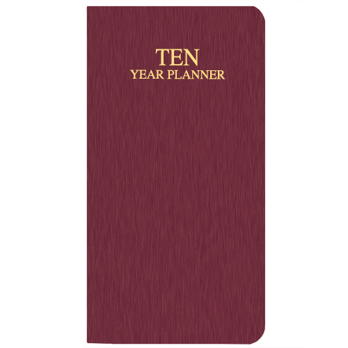 10 Year Reference Planner w/ Shimmer Cover 1