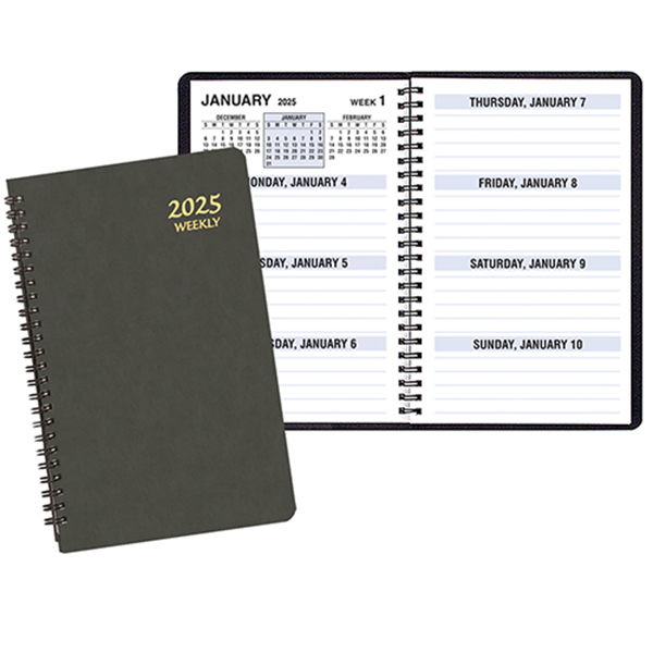 Large Print Weekly Desk Planner w/ Canyon Cover 1