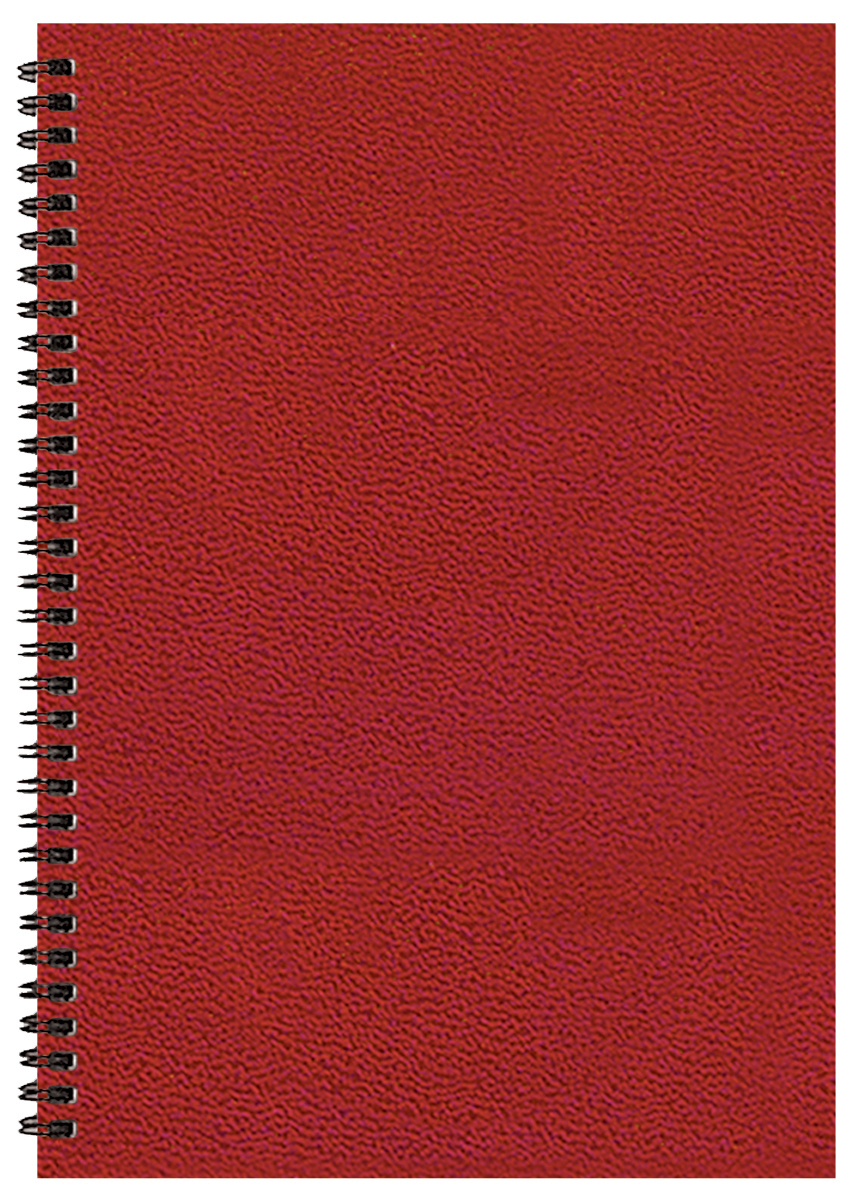 Monthly Desk Wire Bound Appointment Planner w/ Leatherette Cover 1