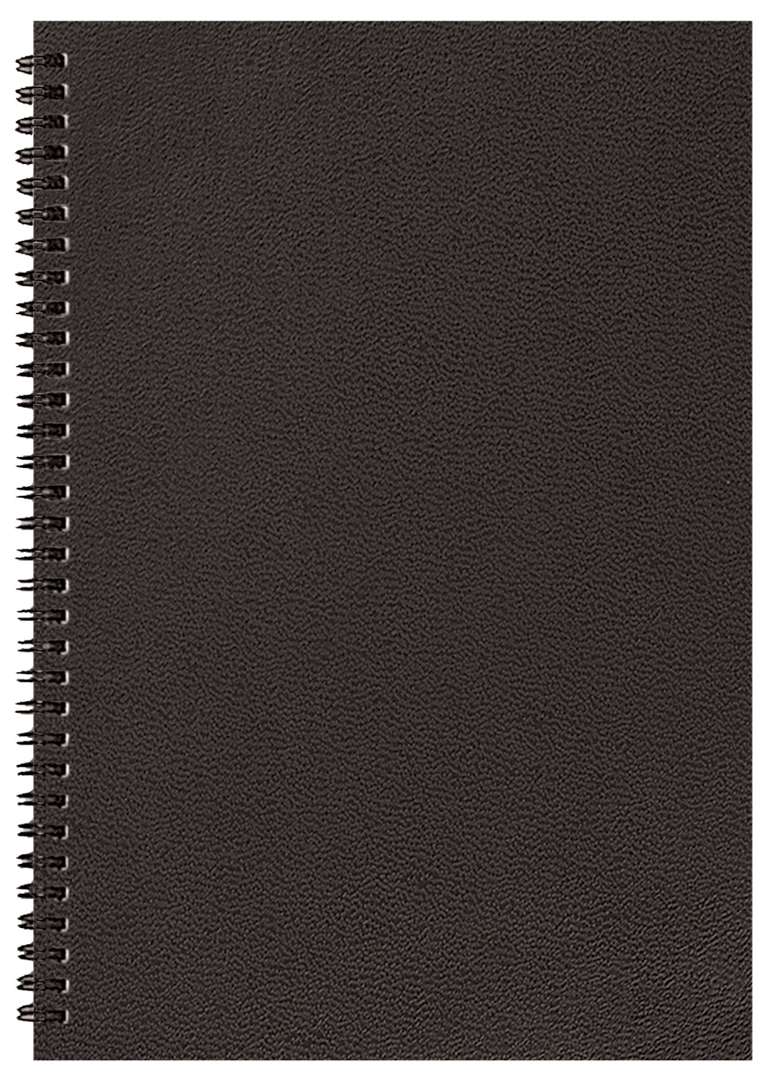 Monthly Desk Wire Bound Appointment Planner w/ Leatherette Cover 1