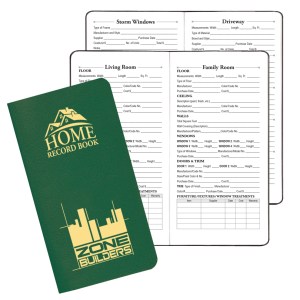Home Record Book w/ Leatherette Cover 1 Home Record Book w/ Leatherette Cover 1