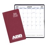 Two Year Pocket Planner w/ Continental Vinyl Cover 1 Two Year Pocket Planner w/ Continental Vinyl Cover 1