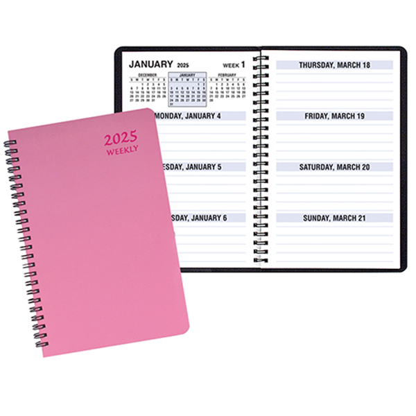 Large Print Weekly Desk Planner w/ Twilight Cover 1