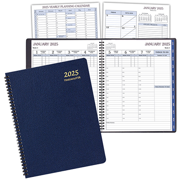 Time Management Planner w/ Leatherette Cover 1