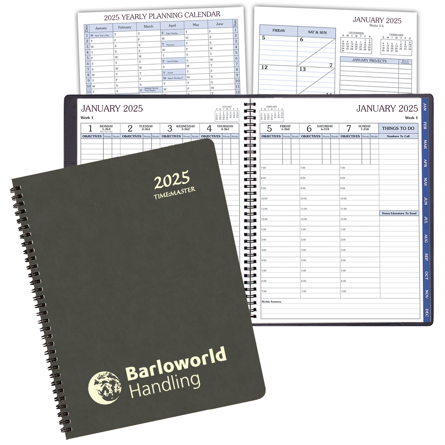 Time Master Time Management Planner w/ Canyon Cover 1