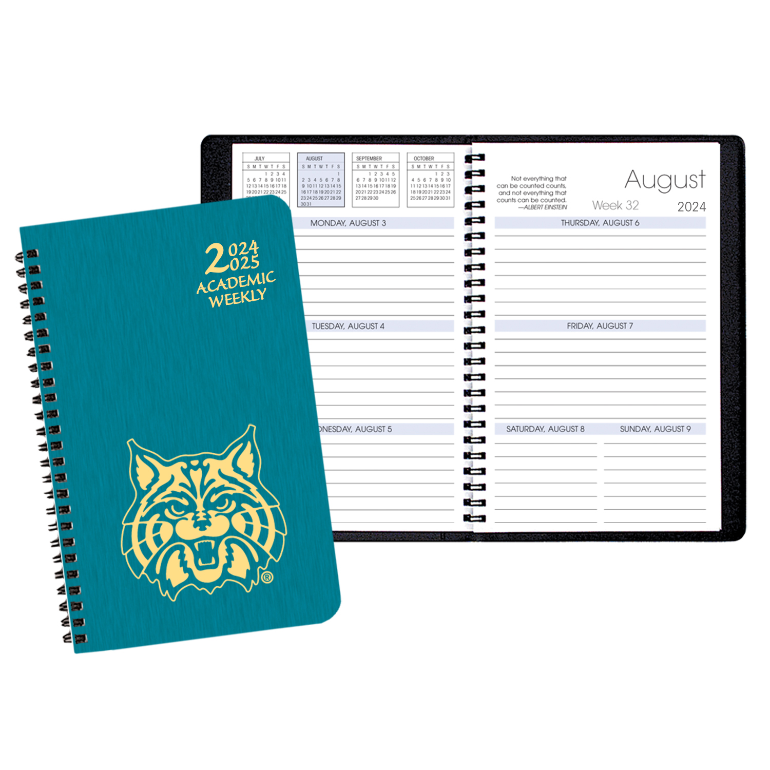 Academic Weekly Planner w/ Shimmer Cover 1
