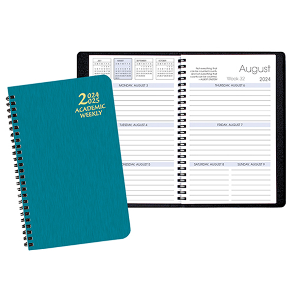 Academic Weekly Planner w/ Shimmer Cover 1