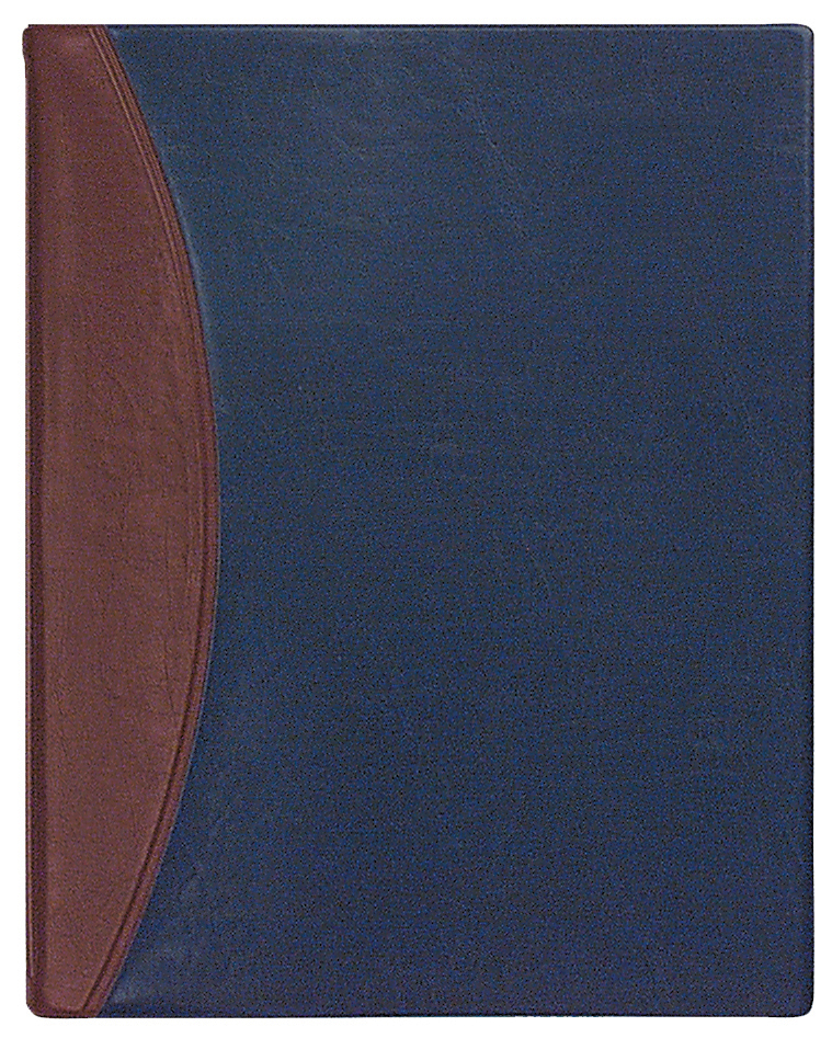 Two Year Monthly Desk Planner w/ Carriage Vinyl Cover 1