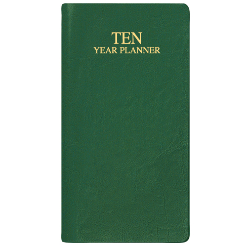 10 Year Reference Planner w/ Continental Vinyl Cover 1