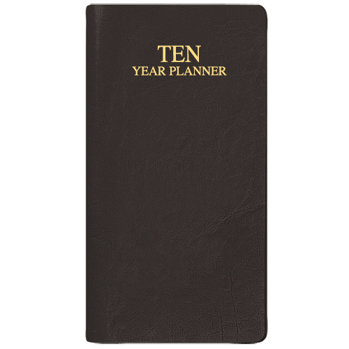 10 Year Reference Planner w/ Continental Vinyl Cover 1