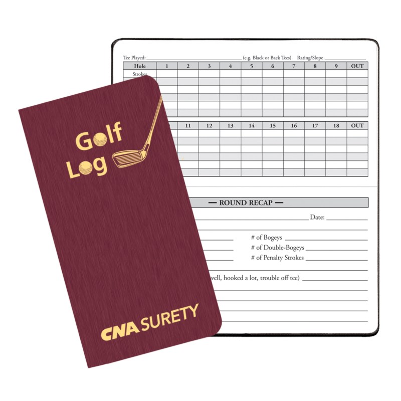 Golf Log w/ Shimmer Cover 1 Golf Log w/ Shimmer Cover 1