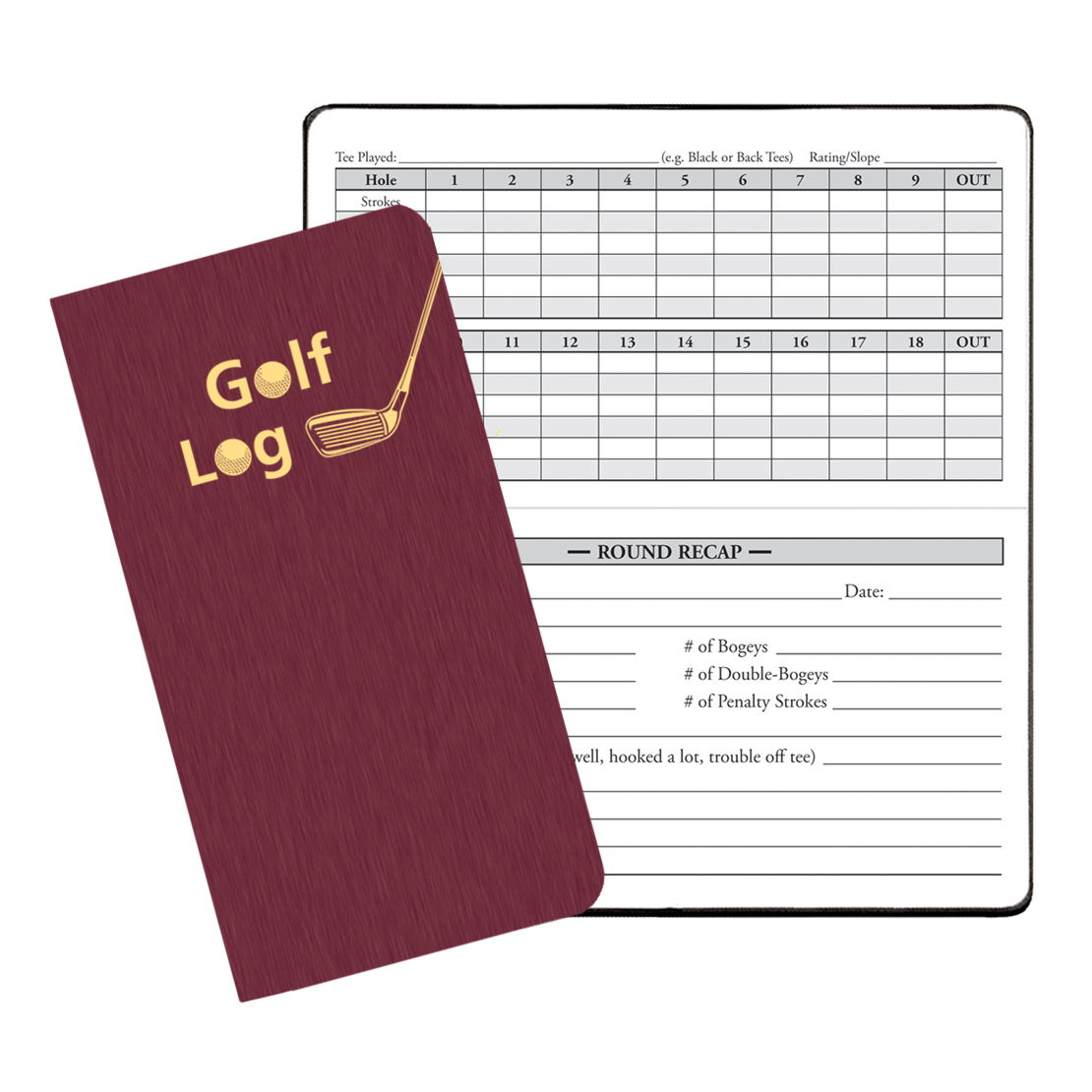 Golf Log w/ Shimmer Cover 1