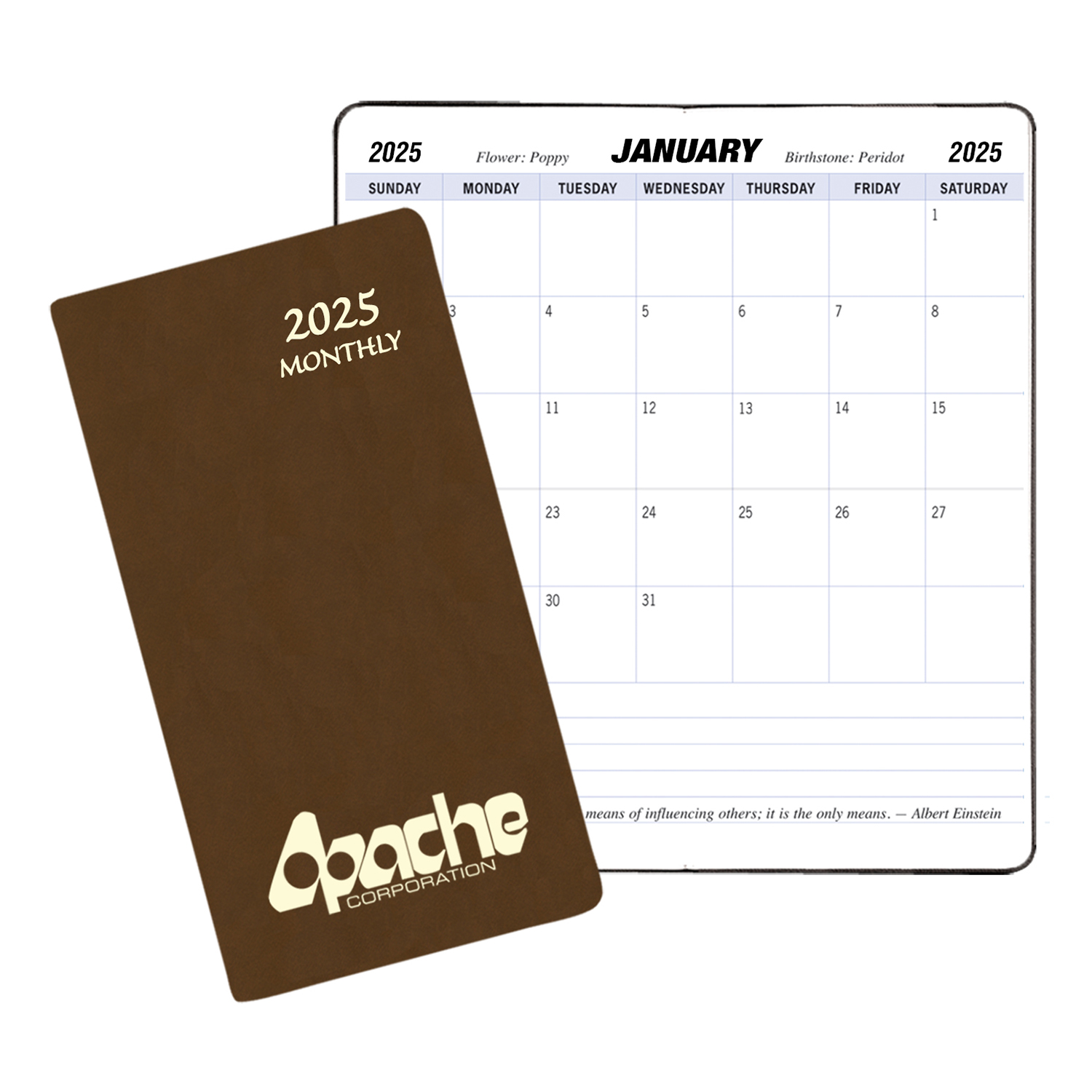 Monthly Pocket Planner w/ Canyon Cover 1