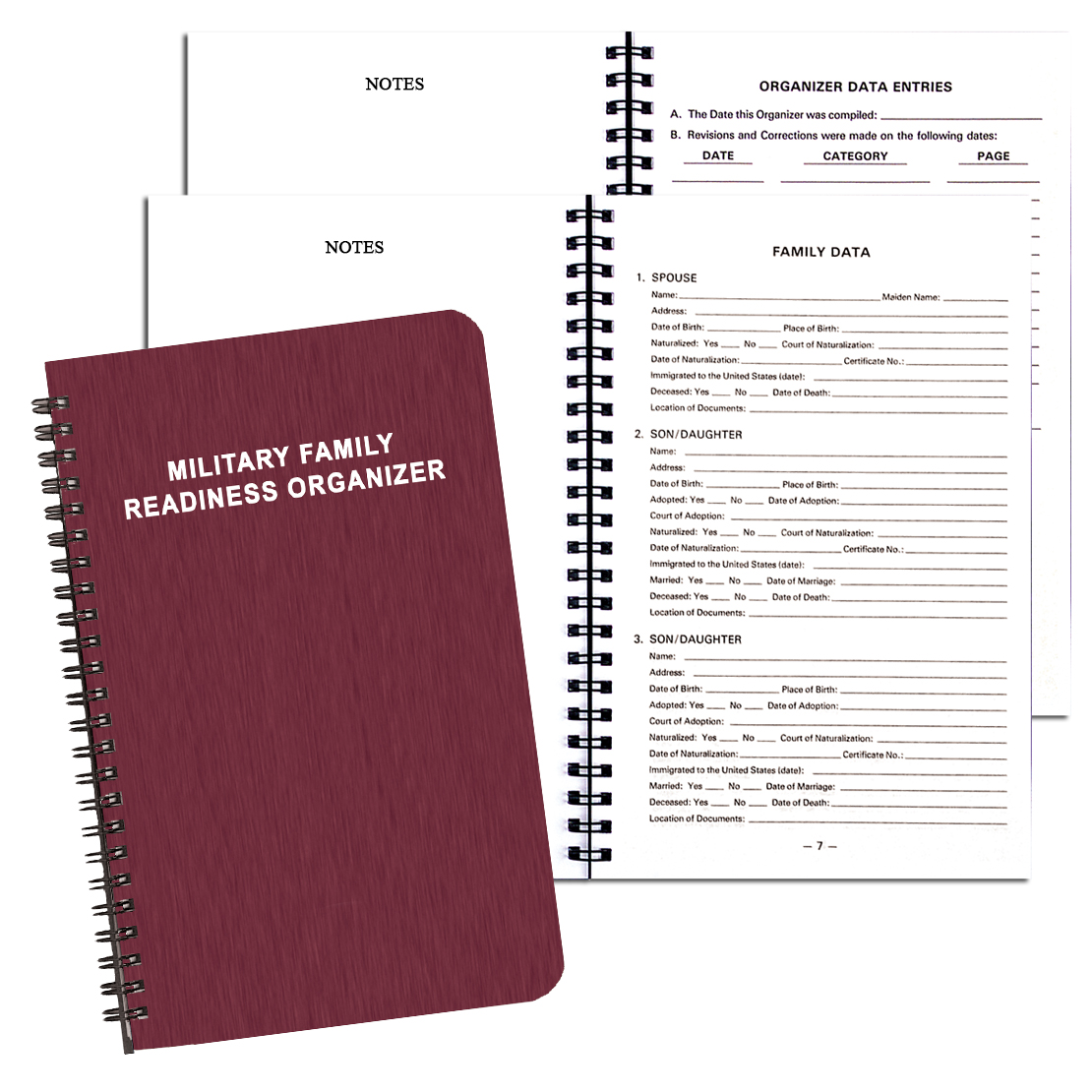 Military Readiness Organizer/ Shimmer Cover 1