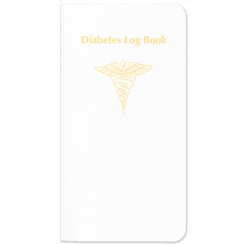 Diabetes Log Book w/ Leatherette Cover 1