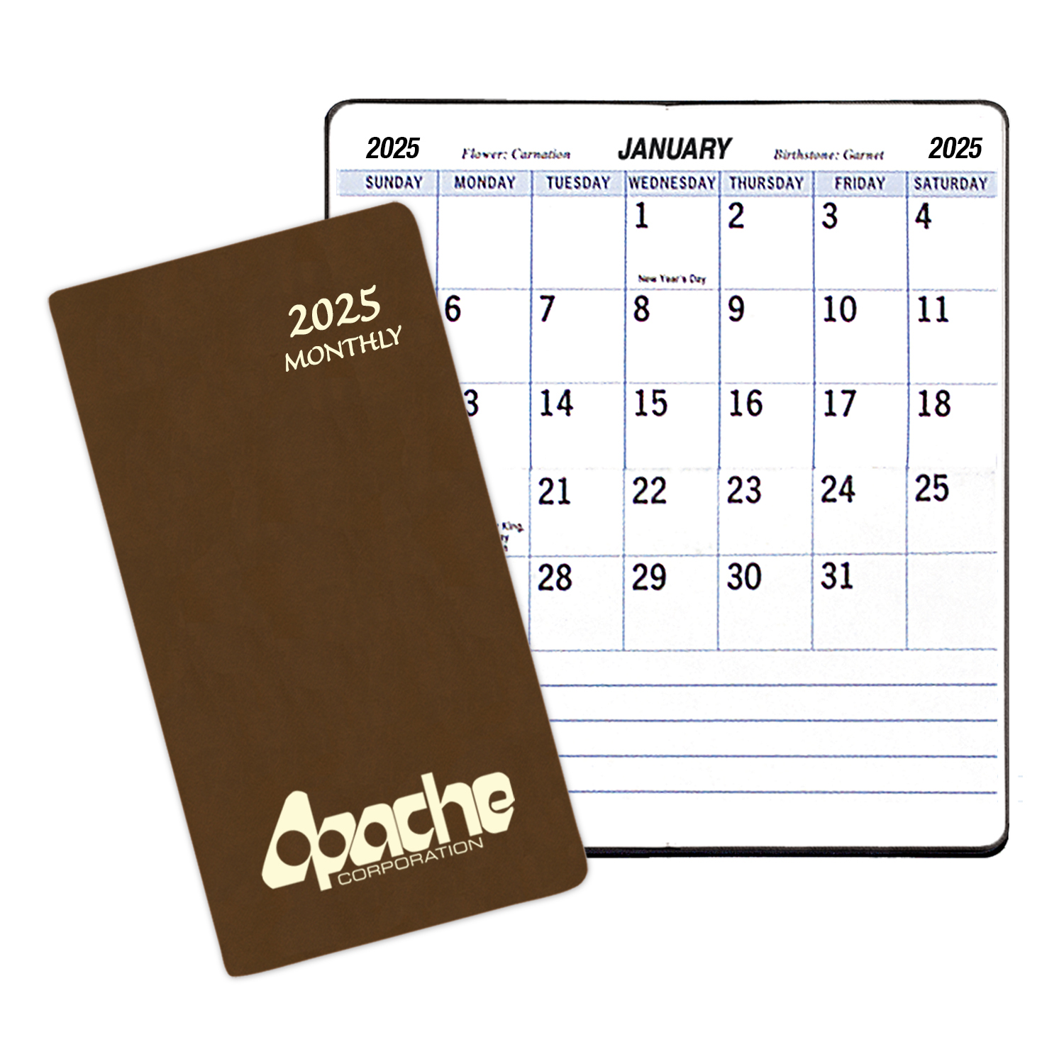 Large Print Monthly Pocket Planner w/ Canyon Cover (3-1/2"x6-1/2") 1