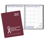 Two Year Monthly Desk Planner w/ Shimmer Cover 1 Two Year Monthly Desk Planner w/ Shimmer Cover 1