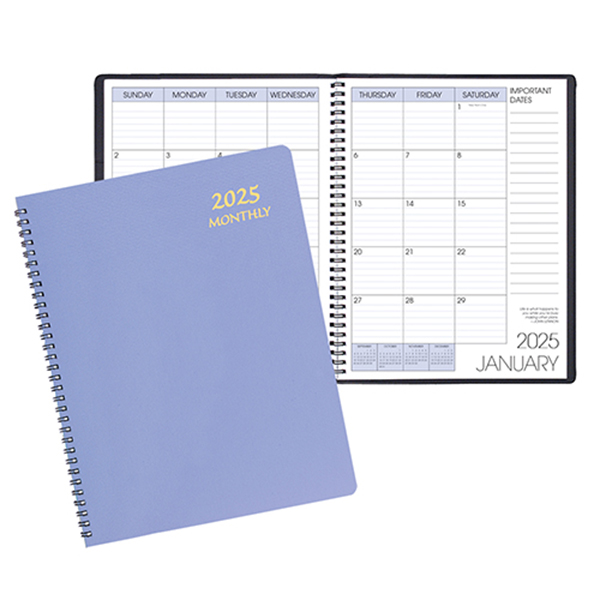 Monthly Desk Appointment Calendar/Planner w/ Twilight Cover 1