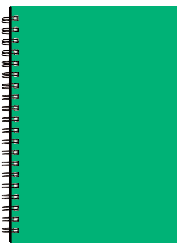 Monthly Desk Wire Bound Appointment Planner w/ Technocolor Cover 1