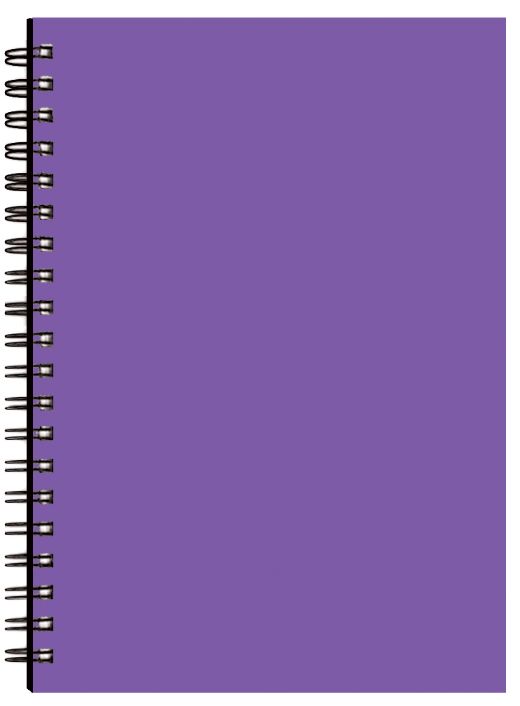 Monthly Desk Wire Bound Appointment Planner w/ Technocolor Cover 1