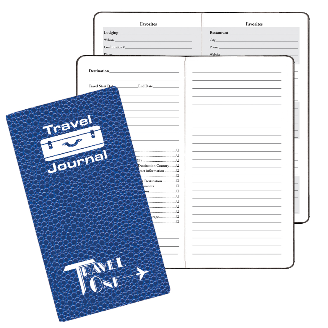 Travel Journal w/ Cobblestone Cover 1