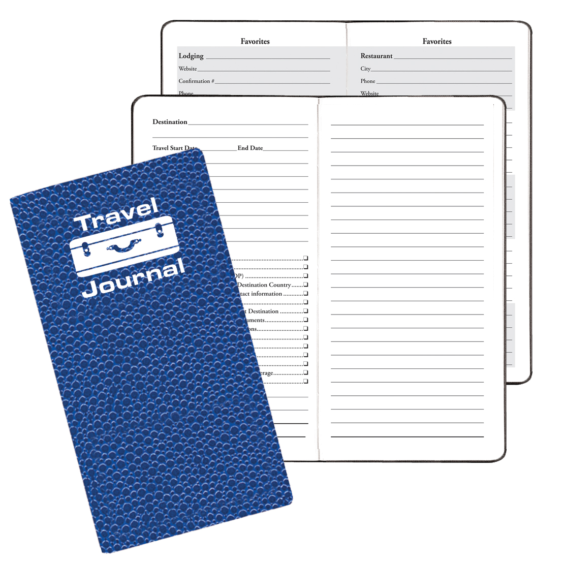 Travel Journal w/ Cobblestone Cover 1