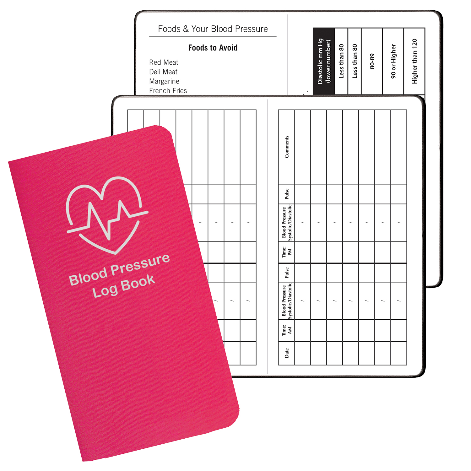 Blood Pressure Log Book w/ Twilight Cover 1