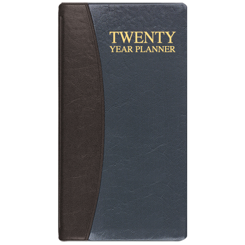 20 Year Reference Planner w/ Carriage Vinyl Cover 1