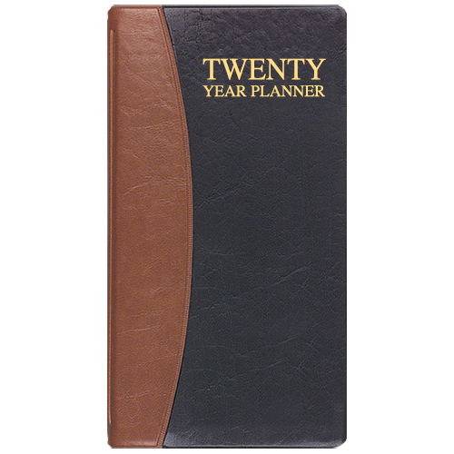 20 Year Reference Planner w/ Carriage Vinyl Cover 1