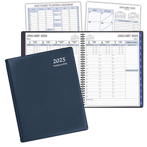 Time:Master Time Management Planner w/ Continental Vinyl Cover 1