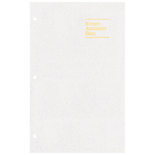 Academic Weekly Assignment Book w/ Leatherette Cover 1