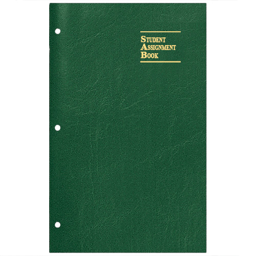 Academic Weekly Assignment Book w/ Leatherette Cover 1