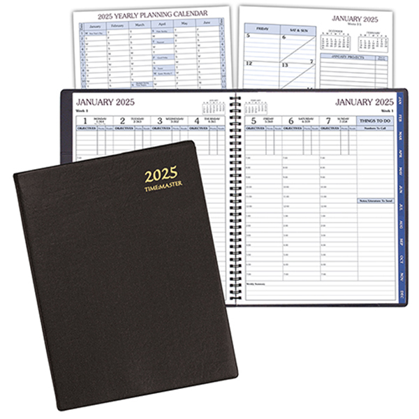 Time Management Planner w/ Continental Vinyl Cover 1