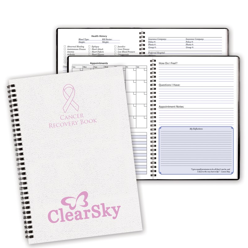Cancer Recovery Book 7" x 10", Wire-Bound 1 Cancer Recovery Book 7" x 10", Wire-Bound 1