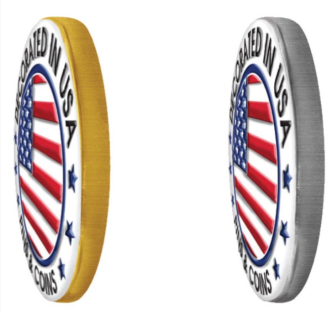 1 1/8" Stock Shape Lapel Pin 1
