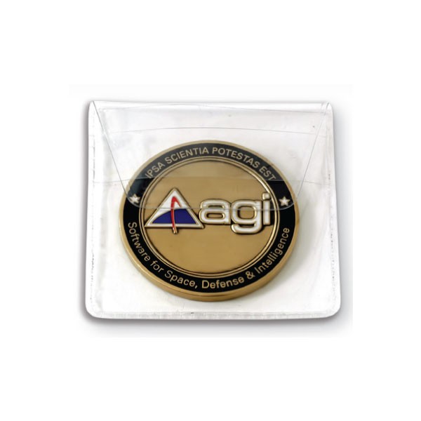 2D Die Cast Challenge Coins (1 ¼" x 3Mm) 1