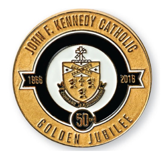 2D Die Cast Challenge Coins (1 ¼" x 3Mm) 1