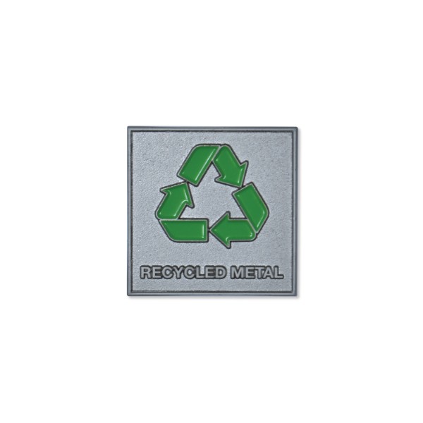 1" Recycled Metal Lapel Pin w/Biodegradable Packaging 1