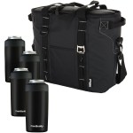 Urban Peak CB157 /FrostBuddy Black Quad Gift Set - Black Blank Front View Urban Peak CB157 /FrostBuddy Black Quad Gift Set - Black Blank Front View