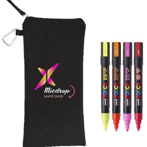 POSCA 4 Piece Neon Marker Set with Bag 1 POSCA 4 Piece Neon Marker Set with Bag 1