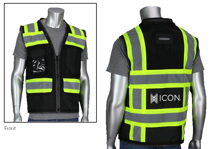 Black TT 11 Pocket Tech-Ready Mesh Surveyors Vest 1 Black TT 11 Pocket Tech-Ready Mesh Surveyors Vest 1