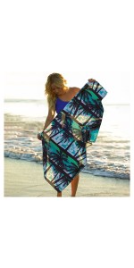 Microsuede Beach Towel - WHITE Microsuede Beach Towel - WHITE
