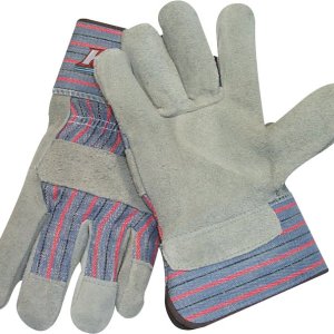 Split Leather Glove w/Safety Cuffs 1 Split Leather Glove w/Safety Cuffs 1