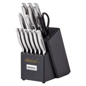 Oneida 14 Piece Knife Set with Built-in Sharpener 1 Oneida 14 Piece Knife Set with Built-in Sharpener 1