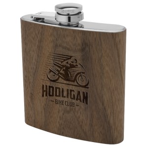 6 Oz. Niagara Cutlery™ Wood Flask 1 6 Oz. Niagara Cutlery™ Wood Flask 1