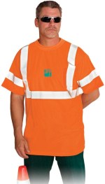 Class 3 Short Sleeve T-Shirt - Orange/Silver Class 3 Short Sleeve T-Shirt - Orange/Silver