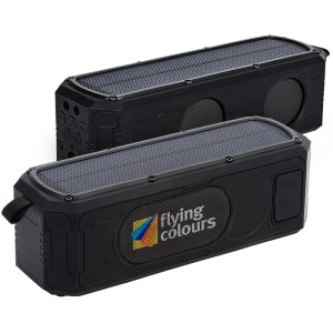 9W Solar Waterproof Bluetooth® Speaker & Power Bank 1 9W Solar Waterproof Bluetooth® Speaker & Power Bank 1