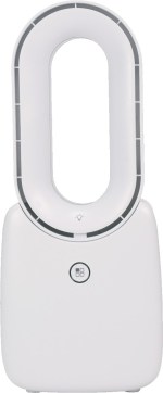 Rechargeable Bladeless Desk Fan - WHITE Rechargeable Bladeless Desk Fan - WHITE