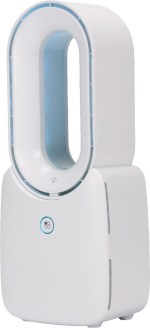 Rechargeable Bladeless Desk Fan - WHITE Rechargeable Bladeless Desk Fan - WHITE