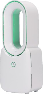 Rechargeable Bladeless Desk Fan - WHITE Rechargeable Bladeless Desk Fan - WHITE